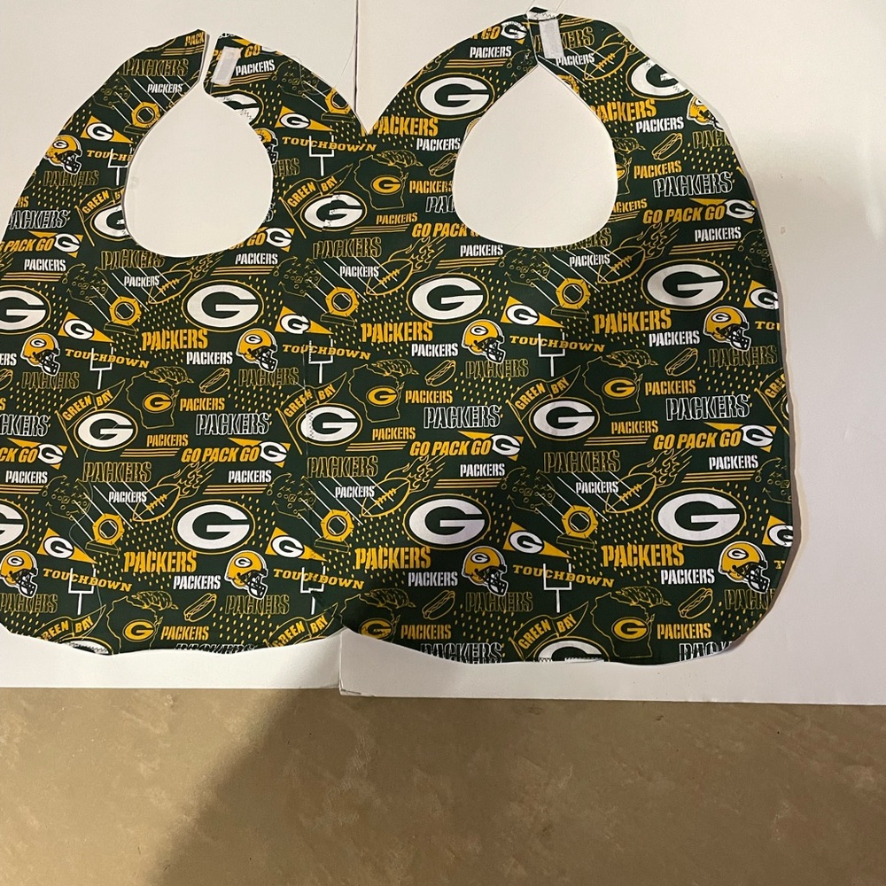 Green Bay Packers His and Hers Adult Bibs (clothes protectors)